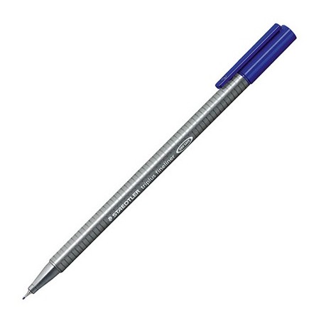 STYLO FEUTRE STAEDTLER TRIPLUS ULTRA FINE 0 3MM BLEU