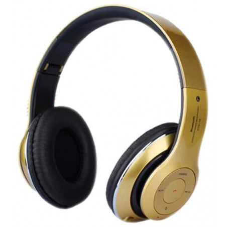 Casque Micro Pliable Bluetooth Sans Fil STN 13 Gold