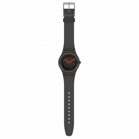 Montre Mixte Swatch Black Blur Suob