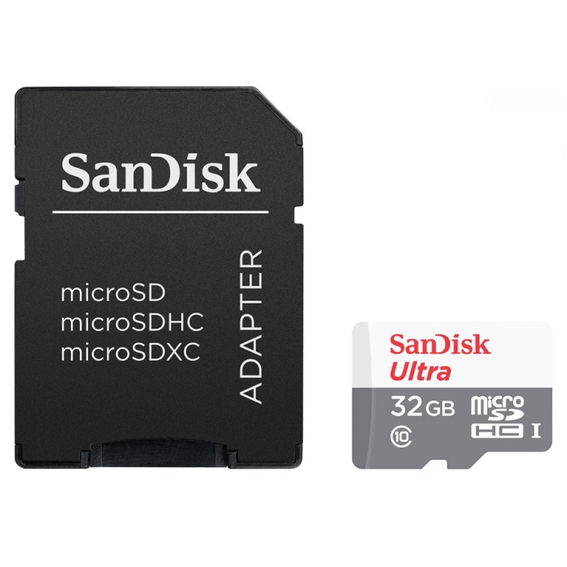 Carte mémoire SanDisk Ultra microSDHC microSDXC UHS I 32 Go Adaptateur