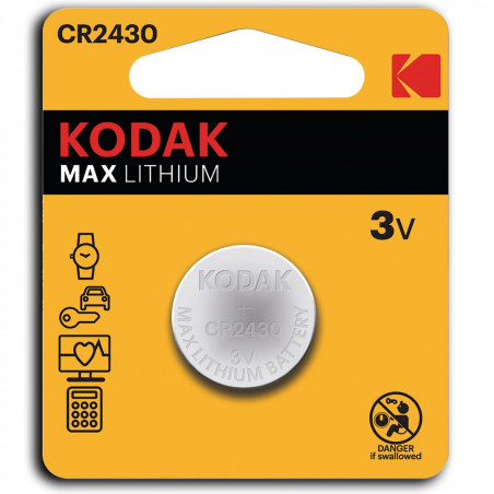 Pile Bouton Kodak Max Lithium V Cr