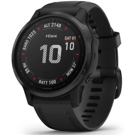 Montre Connect E Garmin Fenix S Pro Sapphire Wifi Gps Noir