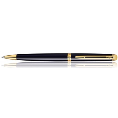 Stylo Waterman H Misph Re Laque Noire Et Dor Bille