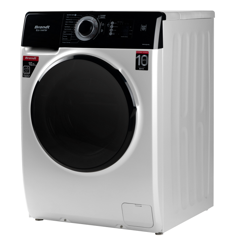 Lave Linge Frontale Brandt BAM102QVWBL 10 5 Kg Black Edition