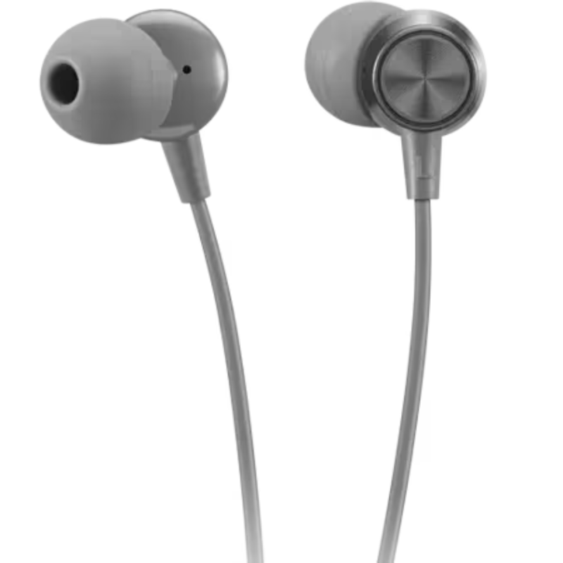 Écouteurs filaires intra auriculaires Lenovo 300 USB C Gris