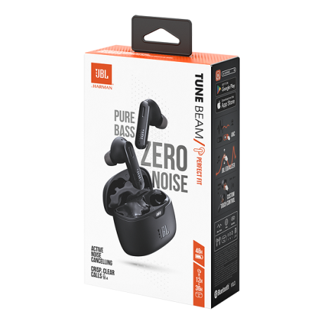 ÉCOUTEURS SANS FIL JBL EARBUDS TUNE BEAM Noir