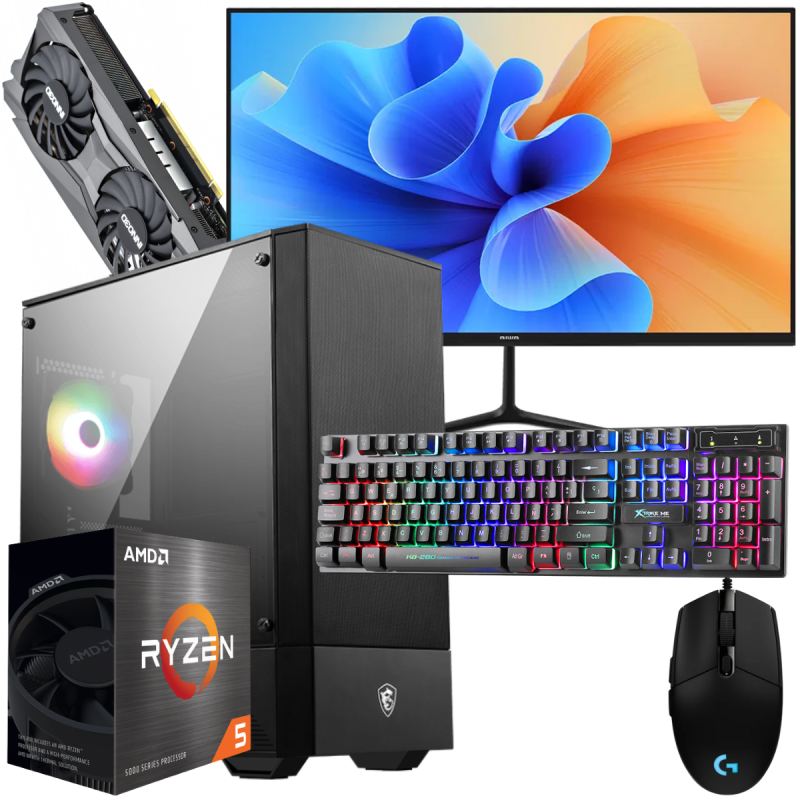 Setup Gamer Special Pc De Bureau Gaming Ryzen X Rtx Twin