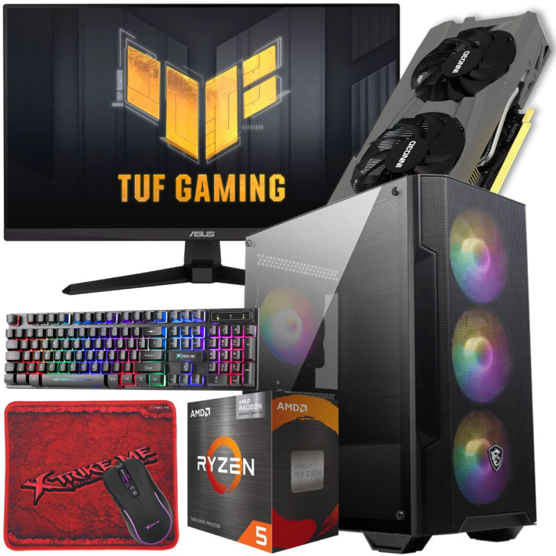 Setup Gamer SPECIAL Pc De Bureau Gaming Ryzen 5 5600G RTX 3050 8G