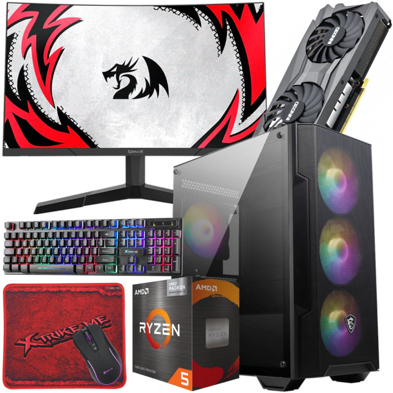 Setup Gamer Special Pc De Bureau Gaming Ryzen G Rtx G