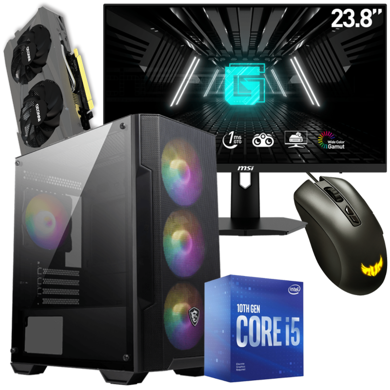 Setup Gamer Special Pc De Bureau Gaming I5 10400F RTX 3050 8G 16