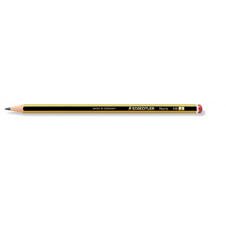 CRAYON GRAPHITE STAEDTLER NORIS HB 2 NOIR