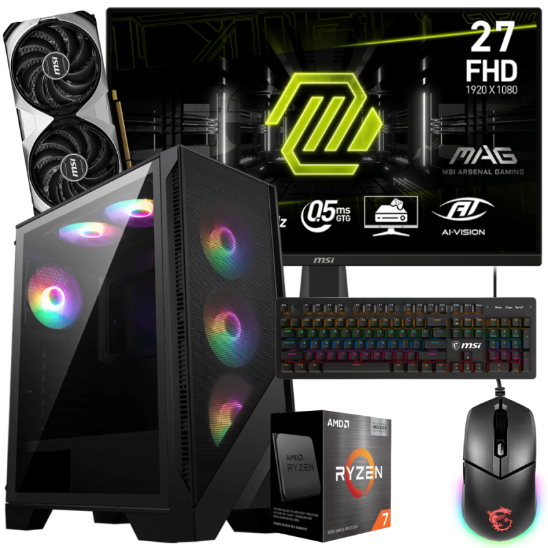 Setup Gamer Special Pc De Bureau Gaming Ryzen X Rtx G