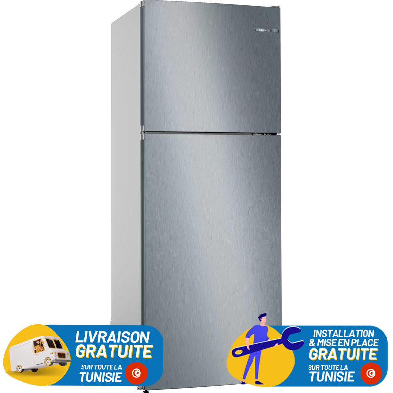 Réfrigérateur BOSCH Série 4 NoFrost 485L Inox Livraison