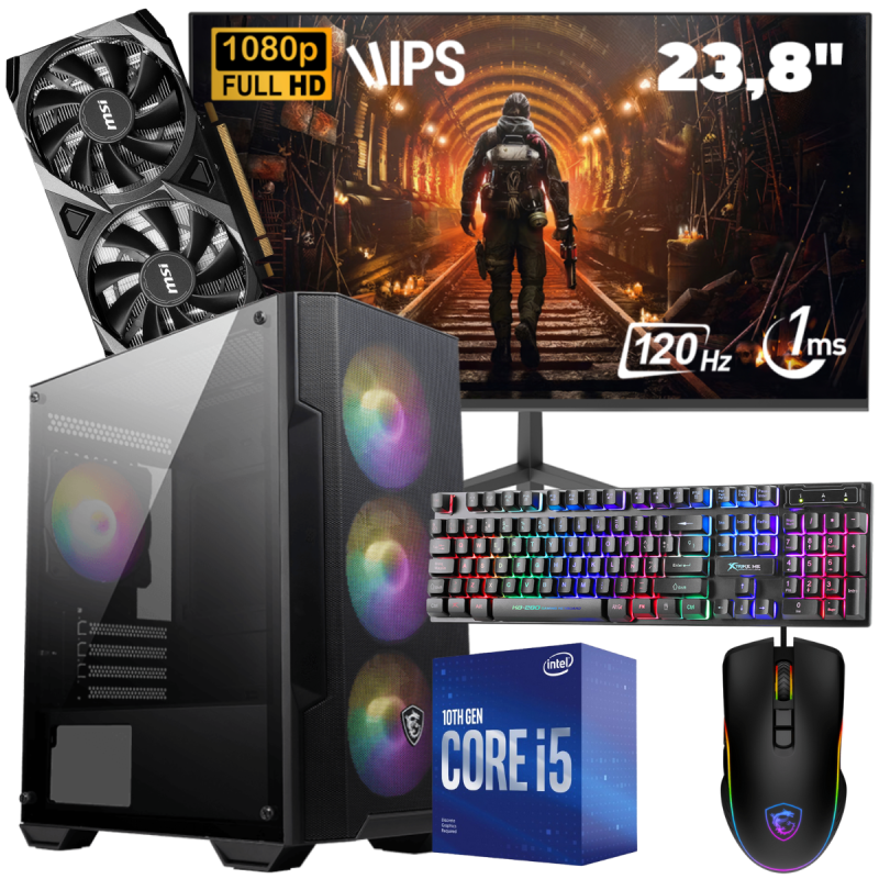 Setup Gamer Special Pc De Bureau Gaming I5 10400F RTX 3050 6G 16