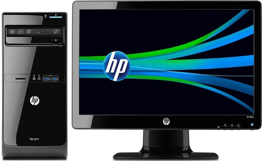HP Tunisie  Pc de Bureau HP : i3-10ème, 4G, Ecran 21.5 FHD